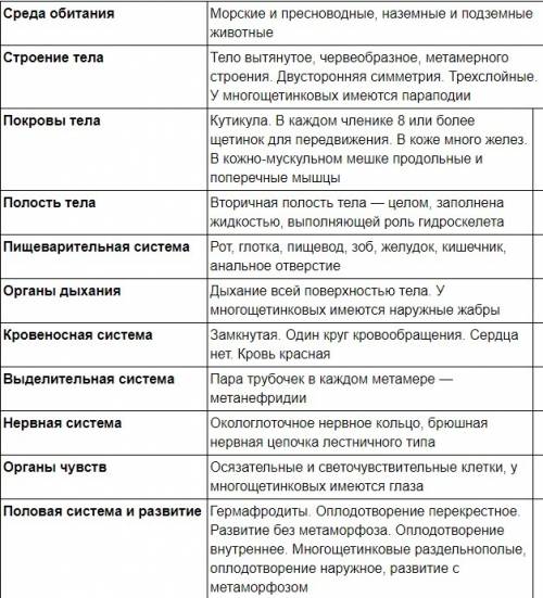 Тип кольчатые черви. общая характеристика типа. среда обитания. внешнее строение. кожно-мускульный м