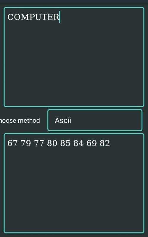 Десятичный код латинской буквы c в таблице кодировки символов ascii равен 99. какая последовательн