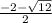 \frac{-2- \sqrt{12} }{2}