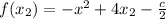 f(x_2)=-x^2+4x_2- \frac{c}{2}