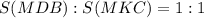 S(MDB):S(MKC)=1:1