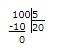 Составьте мне 3 примера в деление в столбик 20