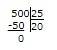 Составьте мне 3 примера в деление в столбик 20