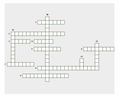 Сбиологией . нужно составить кроссворд на 9 вопросов по курсу 9 класса. . заранее . (необязательно:
