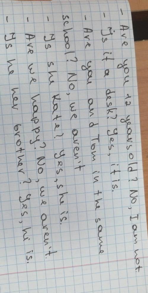 2.complete the questions (am,is,are). then write answers.​