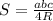 S = \frac{abc}{4R}