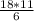 \frac{18*11}{6}