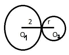 Две окружности с центрами в точках о1 и о2 касаются внешним образом,при этом радиусы окружностей отн