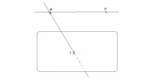 Прямая mp параллельна плоскости а, а прямая mt пересекает эту плоскость в точке t