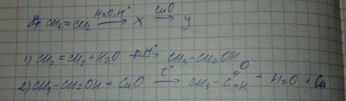 Объясните, , как это делать осуществить превращения по схеме и дать названия веществам: 1). сн2=сн2→
