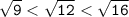 \mathtt{\sqrt{9}