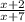 \frac{x+2}{x+7}