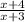 \frac{x+4}{x+3}