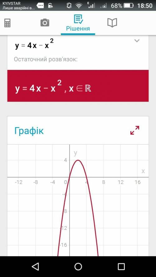 Построить график функции и перечислить их свойства у=2х-1 у=4х-х(в квадрате) .где х принадлежит (1: