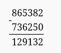 Вычисли столбиком 85403-34972 345*7 78354+34709 4920*9 865382-736250 3021*5