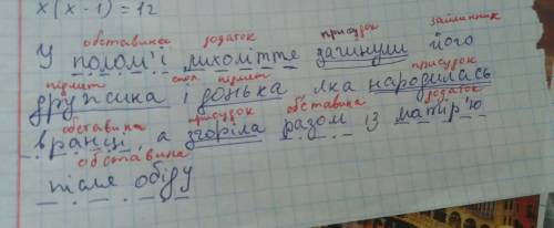 Будь ласка! синтаксичний розбір речення: у полум'ї лихоліття загинули його дружина і донька, яка на