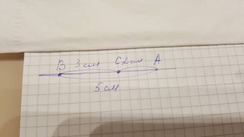 Начерти прямую линию. отметь точку а. где на прямой могут находиться точки в и с, если ас=2 см, св=3