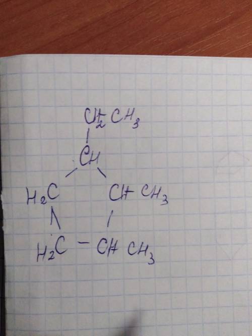 1-этил-2,3-диметилклопентан какая формула в результате ?