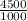 \frac{4500}{1000}