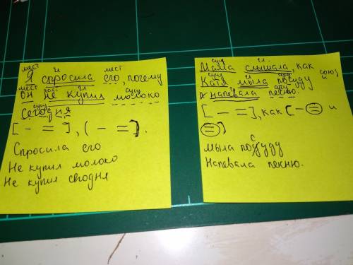 1)я спросила его почему он не купил молоко сегодня. 2)мама слышала,как катя мыла посуду и напевала п