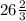 26 \frac{2}{3}