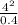 \frac{4^{2}}{0.4}