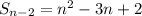 S_{n-2} = n^{2} -3n+2