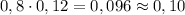 0,8\cdot 0,12=0,096\approx 0,10