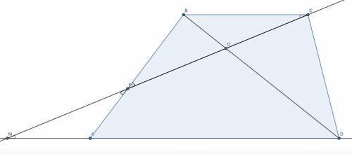 На стороне ab трапеции авсd (bc||ad) взята точка к так, что ак: кв=2: 3. точка о - пересечение отрез