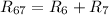 R_{67}=R_6+R_7