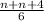 \frac{n+n+4}{6}