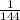 \frac{1}{144}