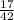 \frac{17}{42}