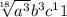 \sqrt[18]{a^3}b^3}c^11}