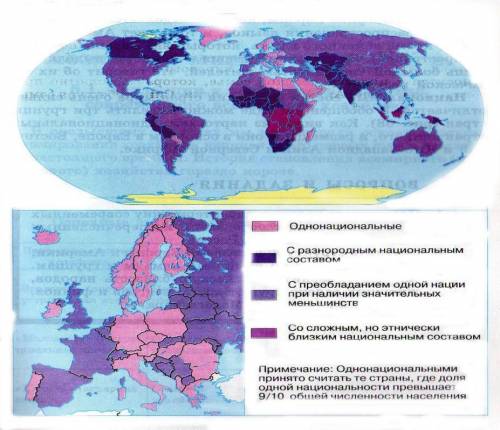 Африка однонациональные двунациональные и многонациональные страны