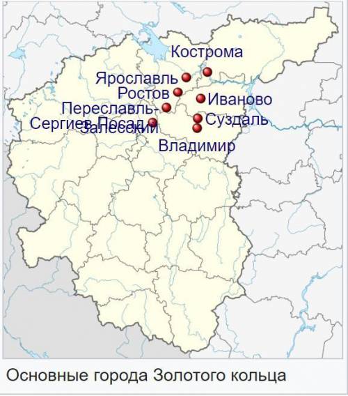 Какой из перечисленных городов центральной россии входит в число городов «золотого кольца»? 1) смоле