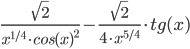 1)найти производную функции: y=tg√(2/√x)