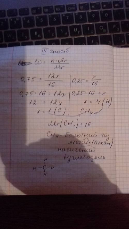 Визначте молекулярну формулу алкану,масова частка карбону в якому становить 75℅, масова частка гідро