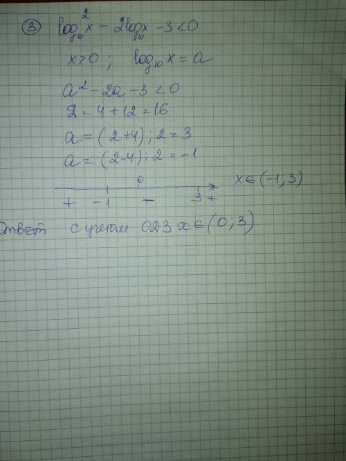 Решить неравенства (с одз) 1) log7(x)+log7(x+1)< =log7(2) 2) 1+log2(x-2)> log2(x^2-3x+2) 3) lg