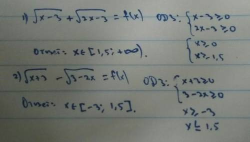 При каких значениях x имеет смысл выражение корень из x-3 + корень из 2x-3 корень из x+3 - корень из