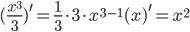 Горю! ) самостоятельная работа 1. найти производную 1)f(x)'=0,1x^2+3 2)f(x)'=x^2(x-1) 3)f(x)'=(x^3/3