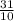 \frac{31}{10}