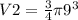 V2=\frac{3}{4} \pi 9^{3}