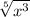 \sqrt[5]{x^3}