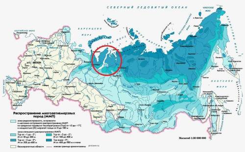 Вкаком из перечисленных субъектов рф распространена многолетняя мерзлота 1) республика карелия 2) ом