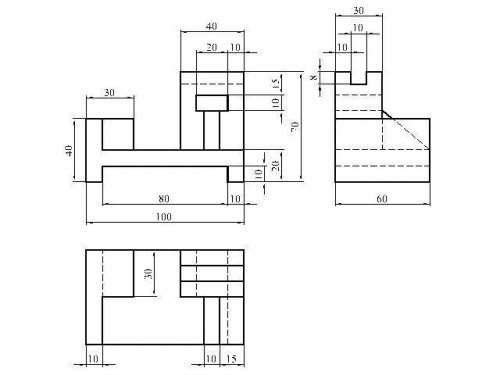 Проекционный чертеж. по 2 , построить 3. заранее .