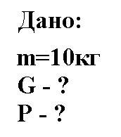 Найдите чему равна сила тяжести и вес тела массой 10 кг. указать силу графически.