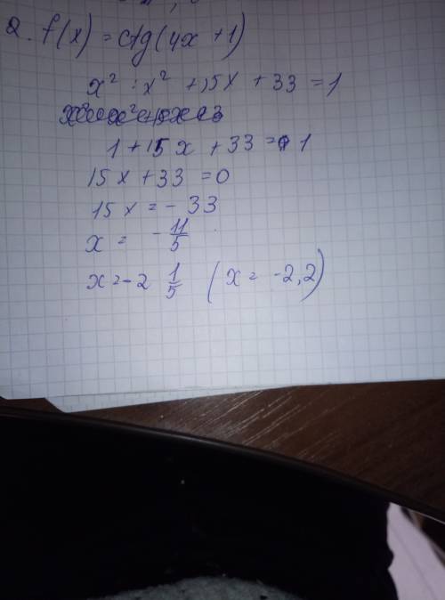 Найдите корень уравнения x²/х²+15х+33=1