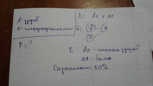 Гипофосфатоемия (поражение скелета, напоминает рахит) наследуется как аутосомный рецессивный признак