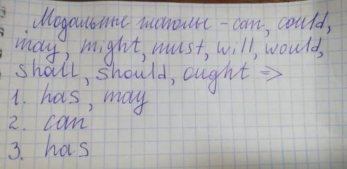 Перепишите следующие предложения, подчеркните в каждом из них модальный глагол или его эквивалент. п